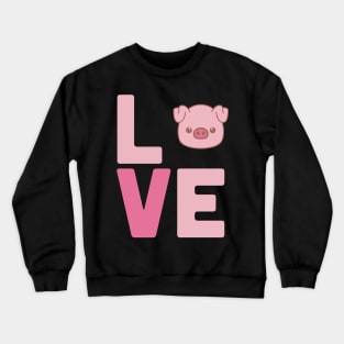 Happy International Pig Day Love Crewneck Sweatshirt